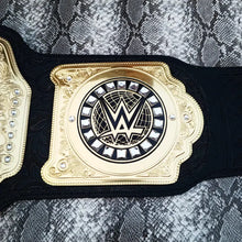 Cargar imagen en el visor de la galería, World Heavyweight 2023 Championship Universal Adult Wrestling Belt Replica With 2 MM &amp; 4 MM Brass Main Side Plates Leather Fighting | Arham Cutlery
