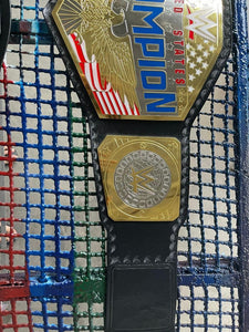 United States Champion Heavyweight Big Gold World Wrestling Universal Adult Belt Replica With 2 MM & 4 MM Brass Main Side Plates Leather | Arham Cutlery