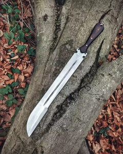New Custom HANDMADE Spring Steel 5160 Hunting Forest Full Tang MACHETE KNIFE