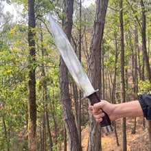 Cargar imagen en el visor de la galería, Handmade Seax Knife | Farmers Using Hand Forged Gurkha 15.5 Inch Carbon steel Knife
