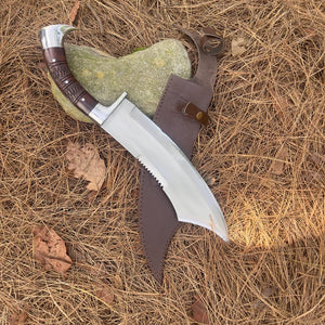 13 Inch Handmade 5160 Carbon Steal Gurkha Knife