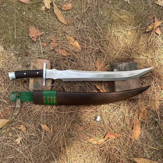 Hand Forged 19 Inch Gurkha Seax Knife | Handmade Gurkha Knife - Arham Cutlery