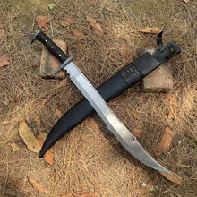 Cargar imagen en el visor de la galería, 21 Inch Hand Forged Gurkha Seax Knife | Hand Forged Gurkha Knife
