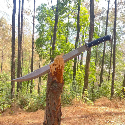 21 Inch Hand Forged Gurkha Seax Knife | Hand Forged Gurkha Knife