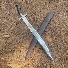 Load image into Gallery viewer, Gurkha 22 Inch Handmade Seax Knife | Farmers Using Hand Forged Carbon steel Knife
