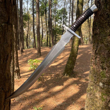 Cargar imagen en el visor de la galería, Hand Forged 19 Inch Gurkha Seax Knife | Handmade Gurkha Knife
