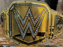 Cargar imagen en el visor de la galería, Wrestle Mania 41 Los Vegas Wrestling Championship Replica Title Belt 2mm Plates Adult Size
