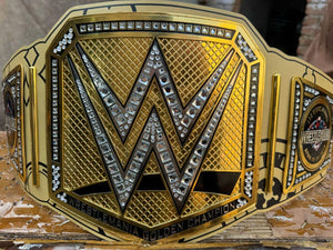 Wrestle Mania 41 Los Vegas Wrestling Championship Replica Title Belt 2mm Plates Adult Size