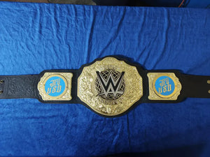 New World Heavyweight Championship Title Replica Belt, 6MM Casting, Adult size with Jey Uso Side Plates, New World Heavyweight Belt