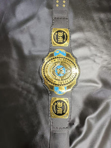 New Intercontinental Heavyweight Wrestling Champion Title Belt, Dominik Mysterio side plate 2mm Metal, Adult Size