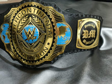 Cargar imagen en el visor de la galería, New Intercontinental Heavyweight Wrestling Champion Title Belt, Dominik Mysterio side plate 2mm Metal, Adult Size
