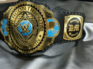 New Intercontinental Heavyweight Wrestling Champion Title Belt, Dominik Mysterio side plate 2mm Metal, Adult Size
