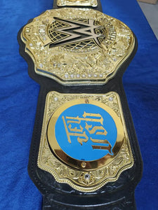 New World Heavyweight Championship Title Replica Belt, 6MM Casting, Adult size with Jey Uso Side Plates, New World Heavyweight Belt