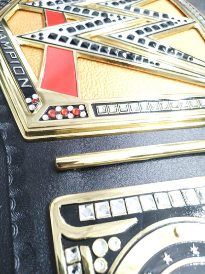 John Cena New Undisputed World Championship Belt Wrestling Replica Title Cena Side Plates