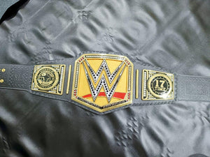 John Cena New Undisputed World Championship Belt Wrestling Replica Title Cena Side Plates
