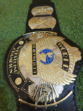 Cargar imagen en el visor de la galería, Winged Eagle Dual Championship Title Replica Belt, Brass plates Adult Size, 3d Casting plates 5mm
