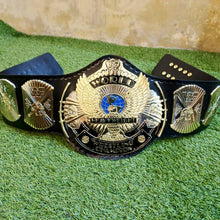 Cargar imagen en el visor de la galería, Winged Eagle Dual Championship Title Replica Belt, Brass plates Adult Size, 3d Casting plates 5mm
