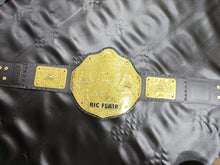 Cargar imagen en el visor de la galería, Big Gold World Heavyweight wrestling Title belt with Ric Flare Name Plate, 2mm Brass plates Adult Size
