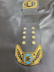 New Intercontinental Heavyweight Wrestling Champion Title Belt, Dominik Mysterio side plate 2mm Metal, Adult Size