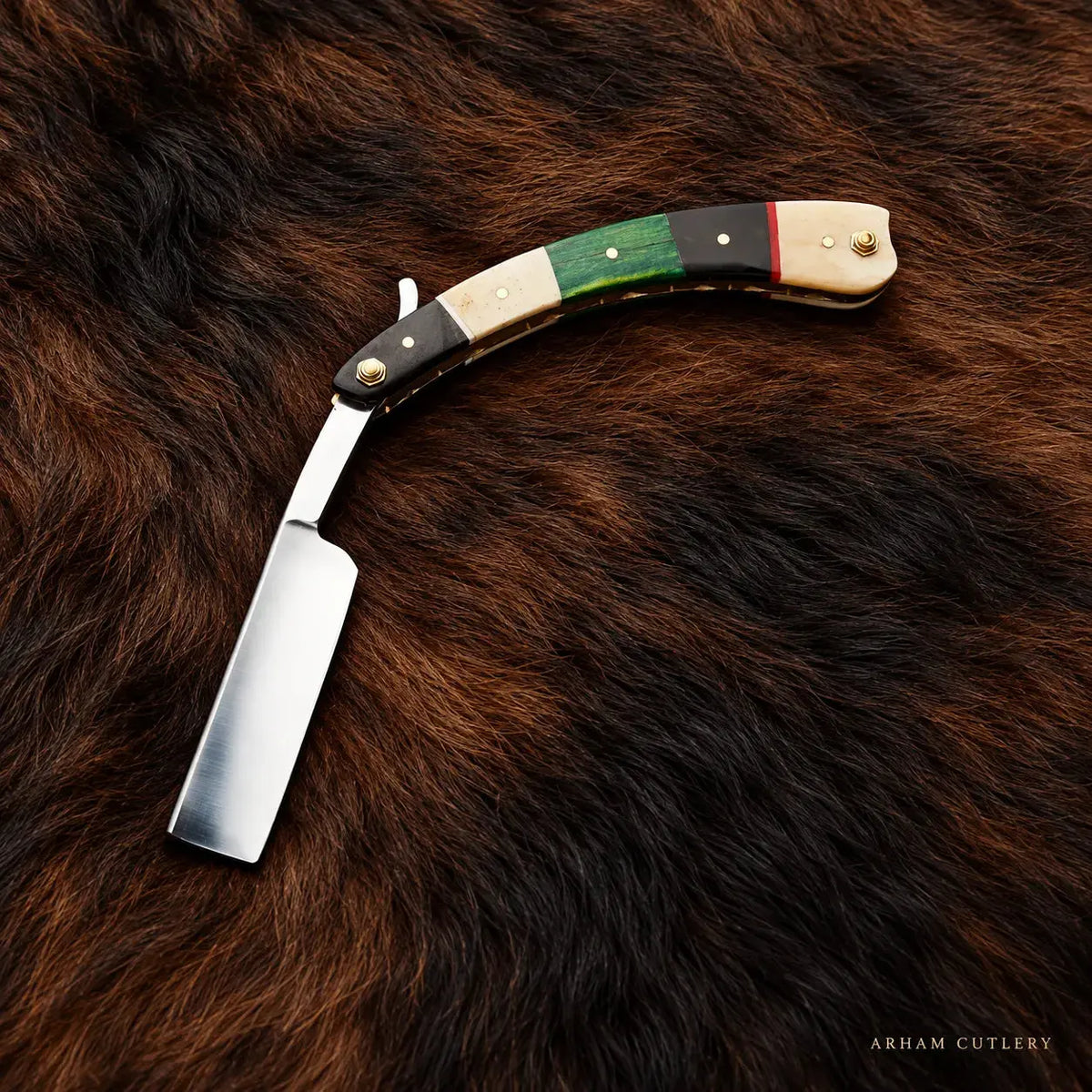 Blackforge Shavecrest™ J2 Steel Straight Razor Arham Cutlery
