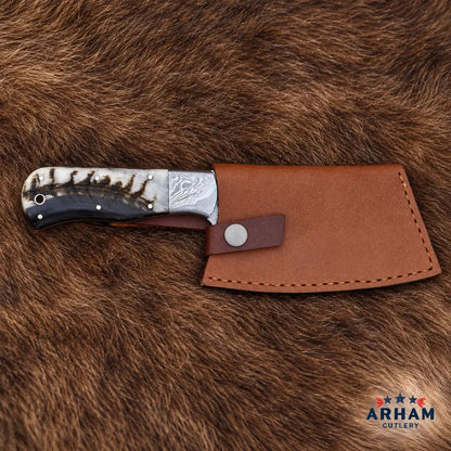 Ranchcrest Handmade Cleaver Knife – 9.5 Inch Arham Cutlery