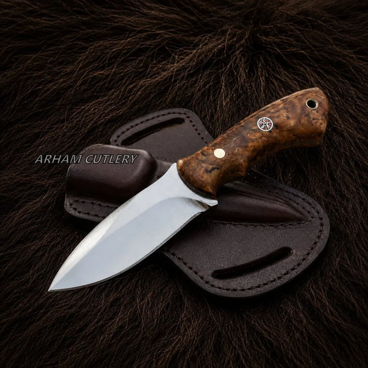 Olivecrest Field Skinning Knife – J2 Stainless Steel Arham Cutlery