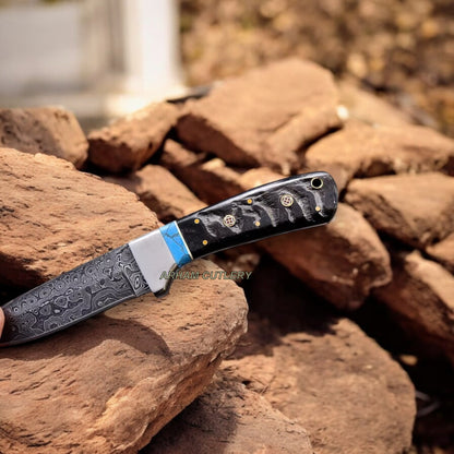 Handmade Damascus Steel Hunting Bush Craft Knife