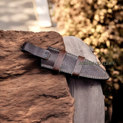 Handmade Damascus Steel Hunting Bush Craft Knife