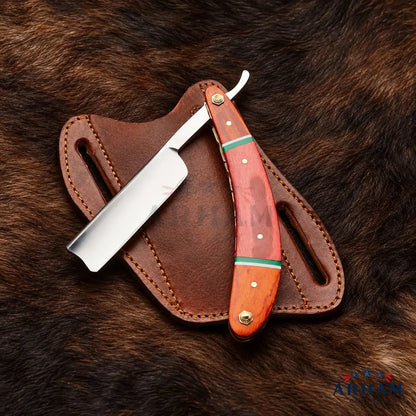 Steelcrest Heritage™ Handmade J2 Steel Straight Razor Arham Cutlery