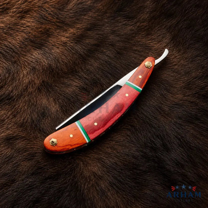 Steelcrest Heritage™ Handmade J2 Steel Straight Razor Arham Cutlery