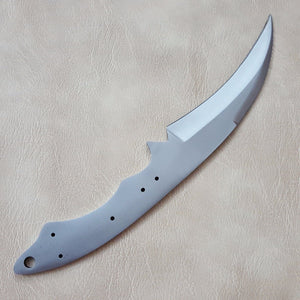 Custom Handmade Stainless Steel Blank blade Hunting Knife A-106 - Arham Cutlery