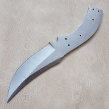 Cargar imagen en el visor de la galería, Custom Handmade Stainless Steel Blank blade Hunting Knife A-108 - Arham Cutlery
