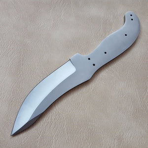 Custom Handmade Stainless Steel Blank blade Hunting Knife A-109 - Arham Cutlery