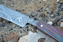 Cargar imagen en el visor de la galería, Custom Handmade Damascus Steel Razor With leather Sheath A-153 - Arham Cutlery
