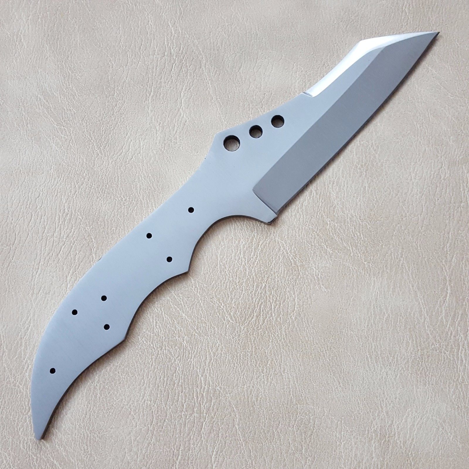 Custom Handmade Stainless Steel Blank blade Hunting Knife A-102 - Arham Cutlery
