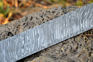 Custom Made Hand Forged Damascus Steel Billet A-134 - Arham Cutlery