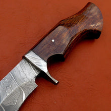 Load image into Gallery viewer, Custom Made Damascus Steel Hunting Kukri Knife With Leather Sheath A-111 - Arham Cutlery
