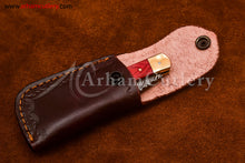 Cargar imagen en el visor de la galería, Custom Handmade Damascus Steel Blade, Back Lock, Folding Knife by Arham Cutlery | A-51 - Arham Cutlery
