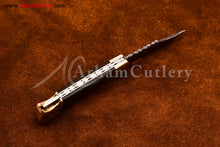 Cargar imagen en el visor de la galería, Custom Handmade Damascus Steel Blade, Back Lock, Folding Knife by Arham Cutlery | A-61 - Arham Cutlery
