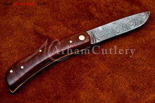 Cargar imagen en el visor de la galería, Custom Handmade Damascus Steel Blade, Folding Knife by Arham Cutlery | A-07 - Arham Cutlery
