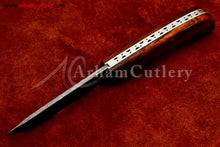 Cargar imagen en el visor de la galería, Custom Handmade Damascus Steel Blade, Folding Knife by Arham Cutlery | A-07 - Arham Cutlery

