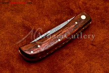 Cargar imagen en el visor de la galería, Custom Handmade Damascus Steel Blade, Folding Knife by Arham Cutlery | A-07 - Arham Cutlery
