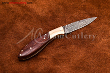 Cargar imagen en el visor de la galería, Custom Handmade Damascus Steel Blade, Back Lock, Folding Knife by Arham Cutlery | A-58 - Arham Cutlery
