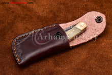 Cargar imagen en el visor de la galería, Custom Handmade Damascus Steel Blade, Back Lock, Folding Knife by Arham Cutlery | A-65 - Arham Cutlery
