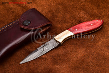 Load image into Gallery viewer, Custom Handmade Damascus Steel Blade, Back Lock, Folding Knife by Arham Cutlery | A-55 - Arham Cutlery

