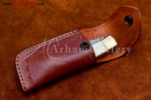 Custom Handmade Damascus Steel Blade, Back Lock, Folding Knife by Arham Cutlery | A-23 - Arham Cutlery